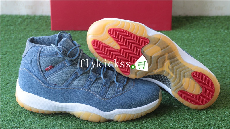 Levis X Authentic Air Jordan 11 Retro Denim